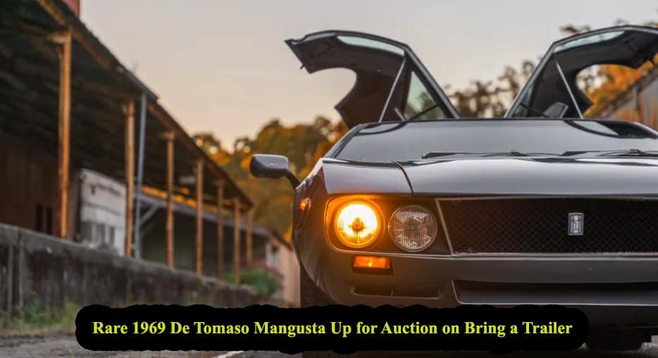 Rare 1969 De Tomaso Mangusta Up for Auction on Bring a Trailer